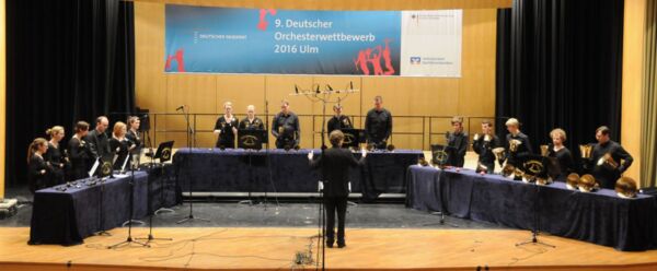 Handglockenchor Wiedensahl beim 9. Deutschen Orchesterwettbewerb in Ulm