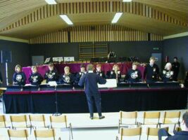Probe des Handglockenchores Aldenhoven