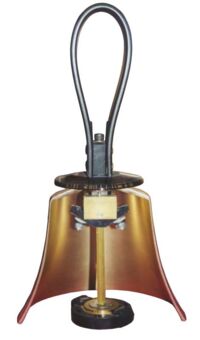 Schulmerich-Handglocke im Querschnitt