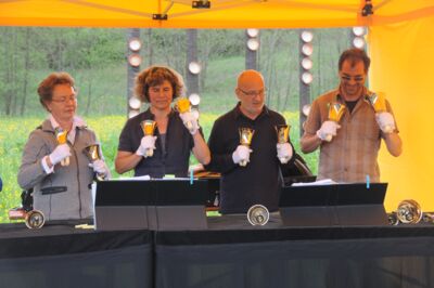 Auftritt des Handglockenchores Schönaich Glox e.V. bei der Skulptoura